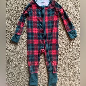 Little Sleepies Plaid Onesie